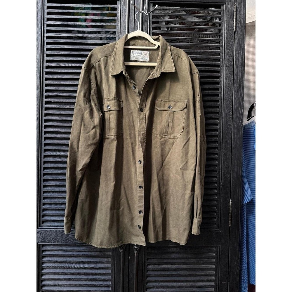 Legendary‎ Whitetails heavy-duty casual work button-down green men's xxl
